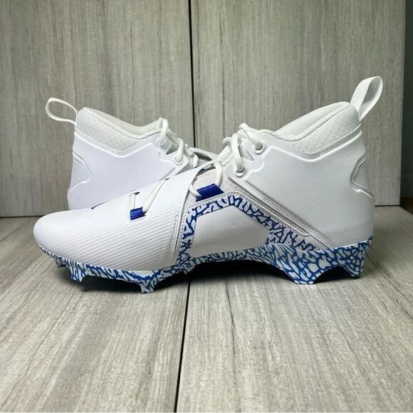 RARE Nike Jordan Alpha Menace Pro 3 UCLA Team Issued Football Cleat Men 14.5 main image 5